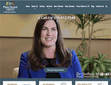 Tablet Screenshot of dmsmiles.com